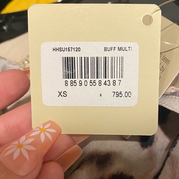 Haute Hippie XS handcrafted blue bead embellished dress - Picture 13 of 16